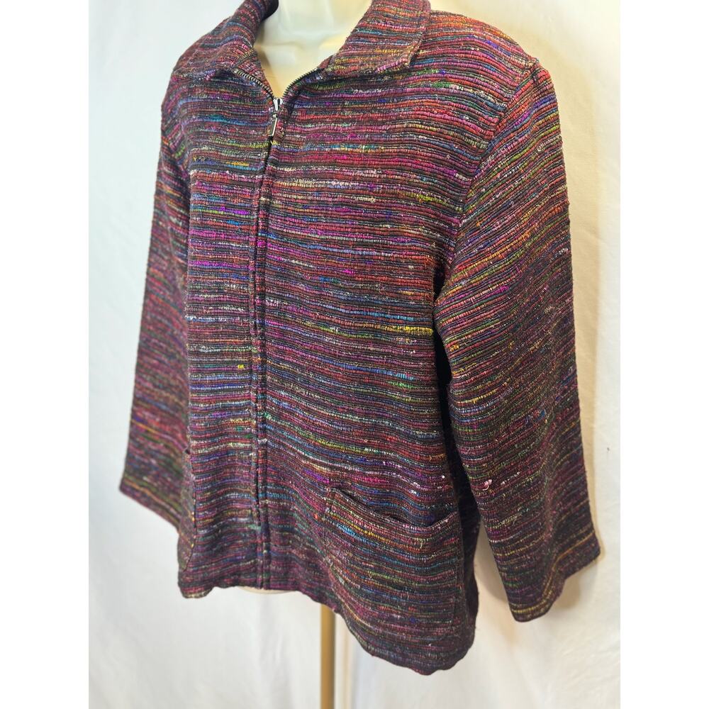 Unique Vintage Silk "Coat of Many Colors" Jacket – Chico's Design